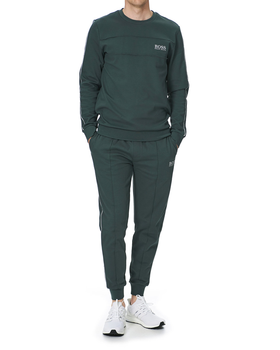 Herre | Trøjer | BOSS BLACK | BOSS Tracksuit Sweatshirt Dark Green