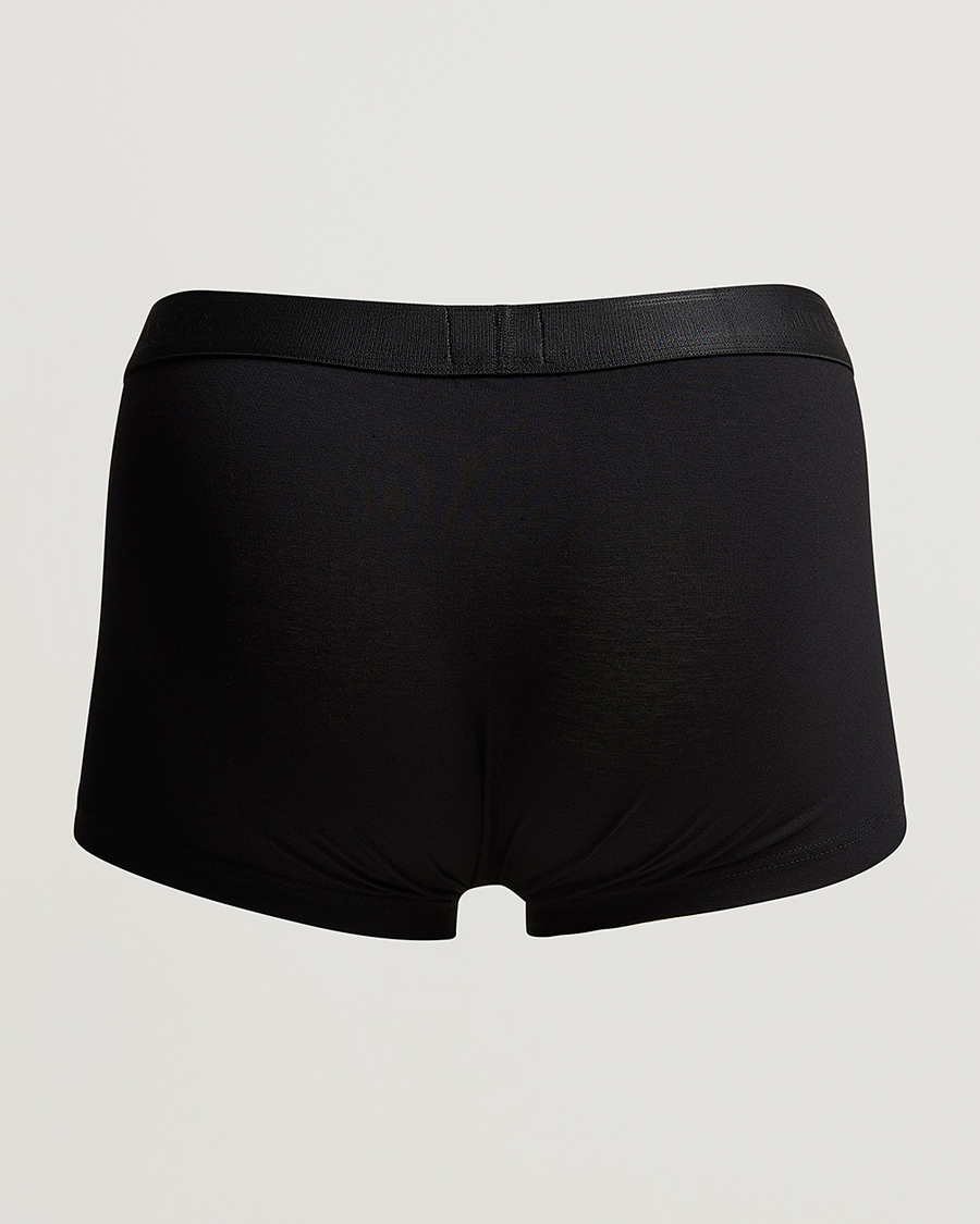 Men | Sunspel | Sunspel | Cotton Stretch Trunk Black