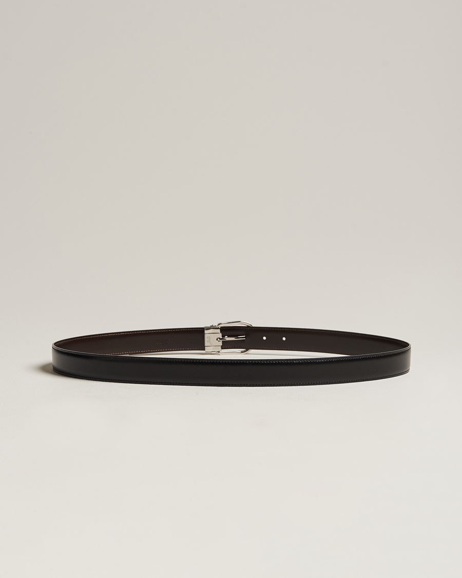 Herre | Bælter | Montblanc | Reversible Horseshoe Buckle 30mm Belt Black/Brown