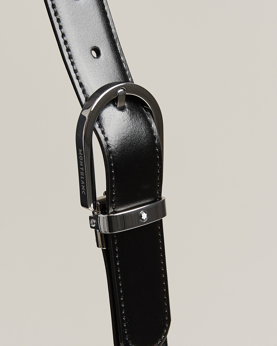 Herre | Bælter | Montblanc | Reversible Horseshoe Buckle 30mm Belt Black/Brown