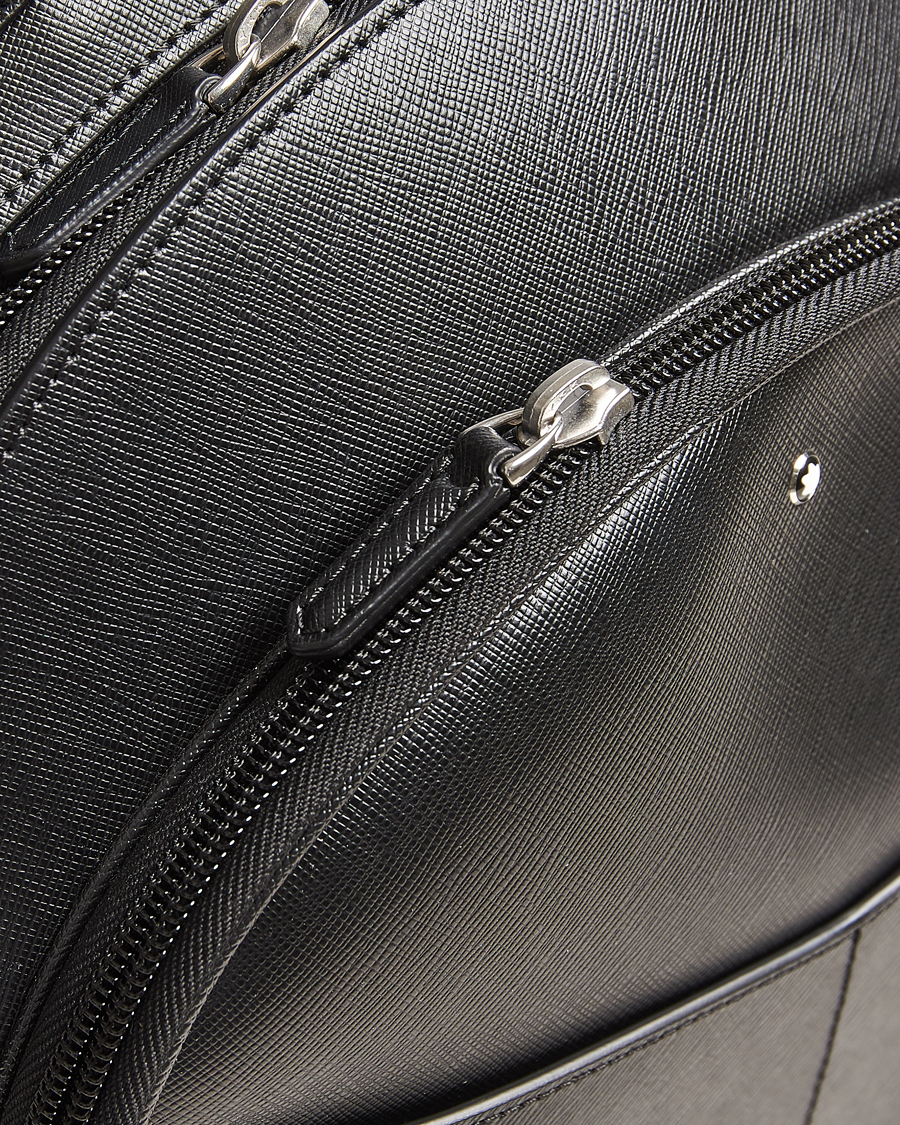 Herre | Montblanc Sartorial Backpack Medium 3 Comp Black | Montblanc | Sartorial Backpack Medium 3 Comp Black