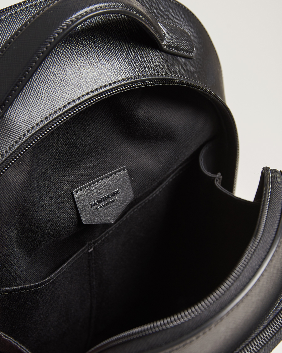 Herre | Montblanc Sartorial Backpack Medium 3 Comp Black | Montblanc | Sartorial Backpack Medium 3 Comp Black