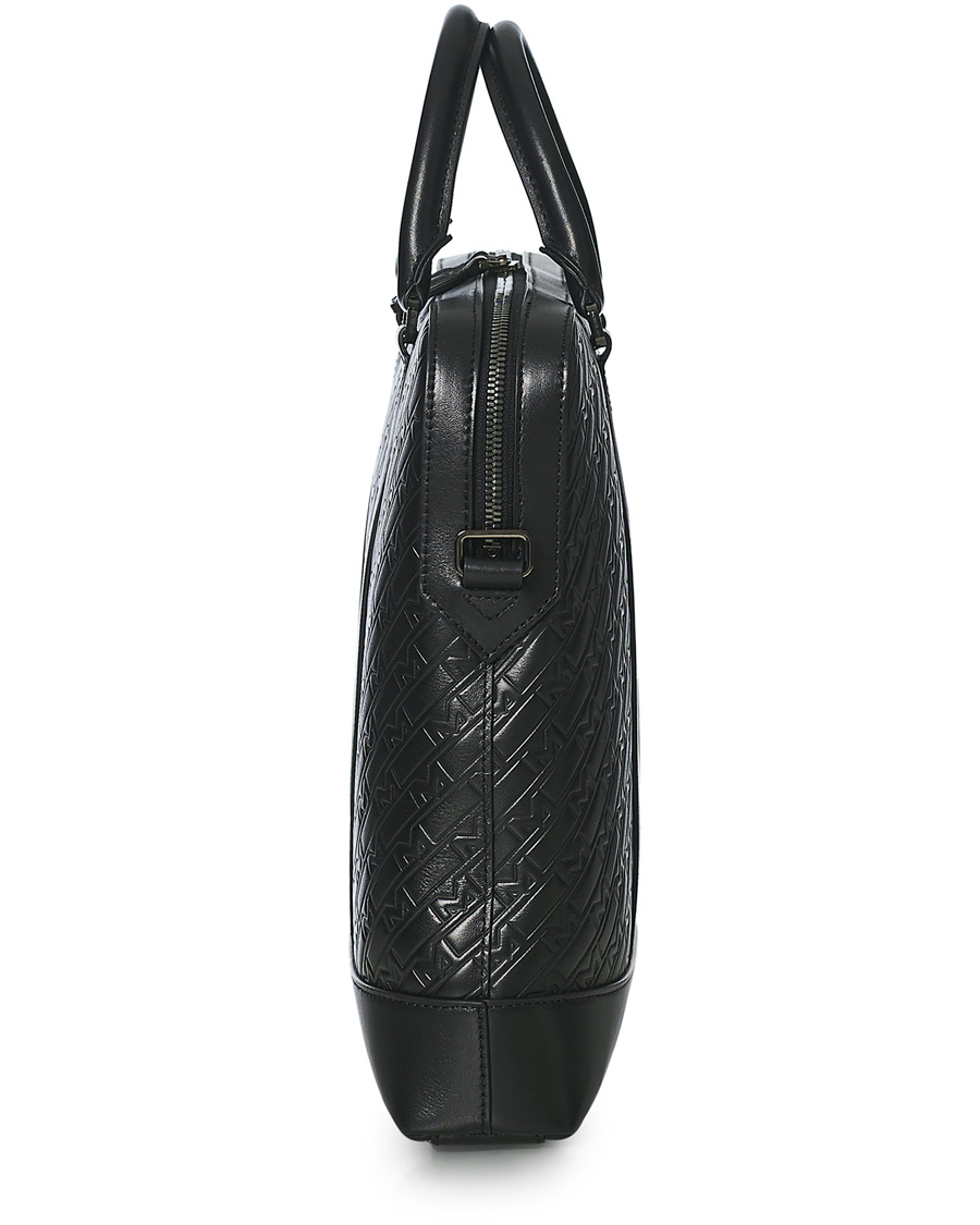 Herre | Montblanc M Gram Slim Document Case Black Leather | Montblanc | M Gram Slim Document Case Black Leather