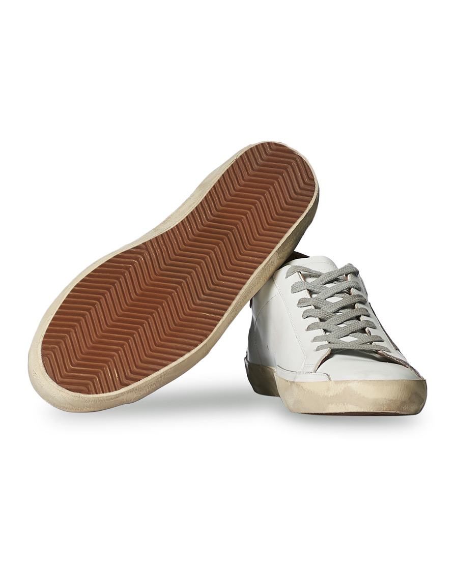 Herre | Golden Goose Deluxe Brand Super-Star Sneaker White/Sand | Golden Goose | Deluxe Brand Super-Star Sneaker White/Sand