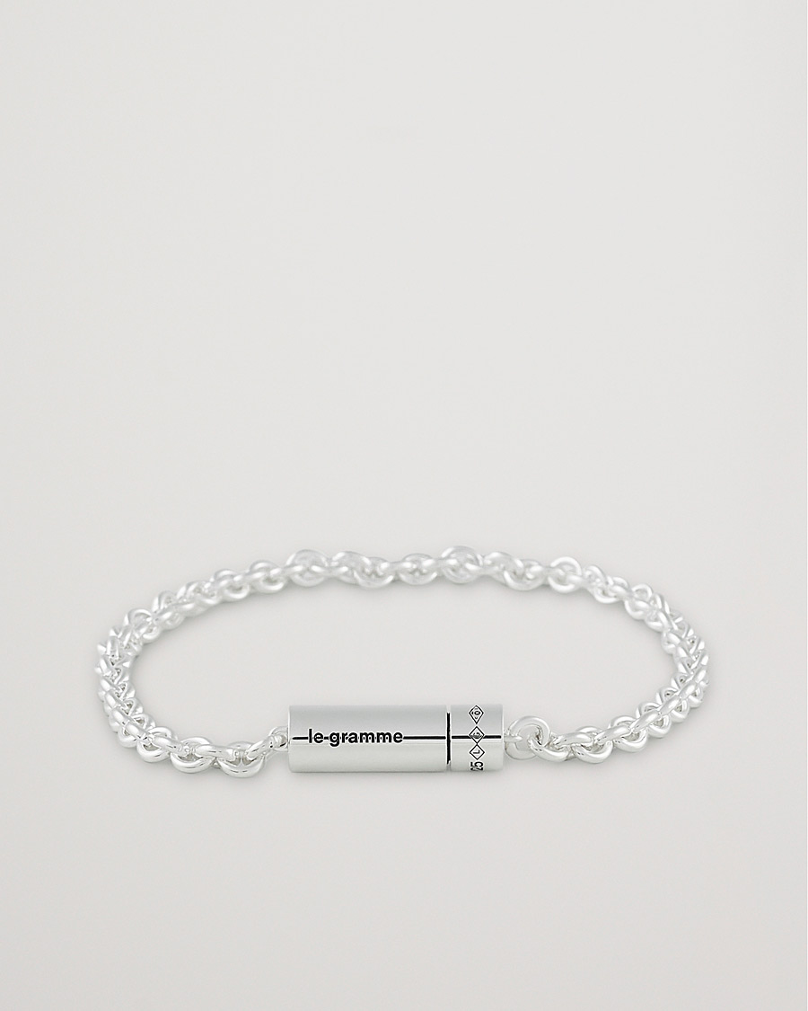 Herre | Smykker | LE GRAMME | Chain Cable Bracelet Sterling Silver 11g