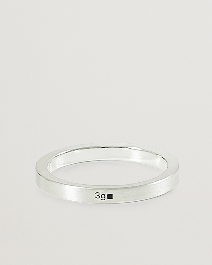 Herre | Smykker | LE GRAMME | Ribbon Brushed Ring Sterling Silver 3g