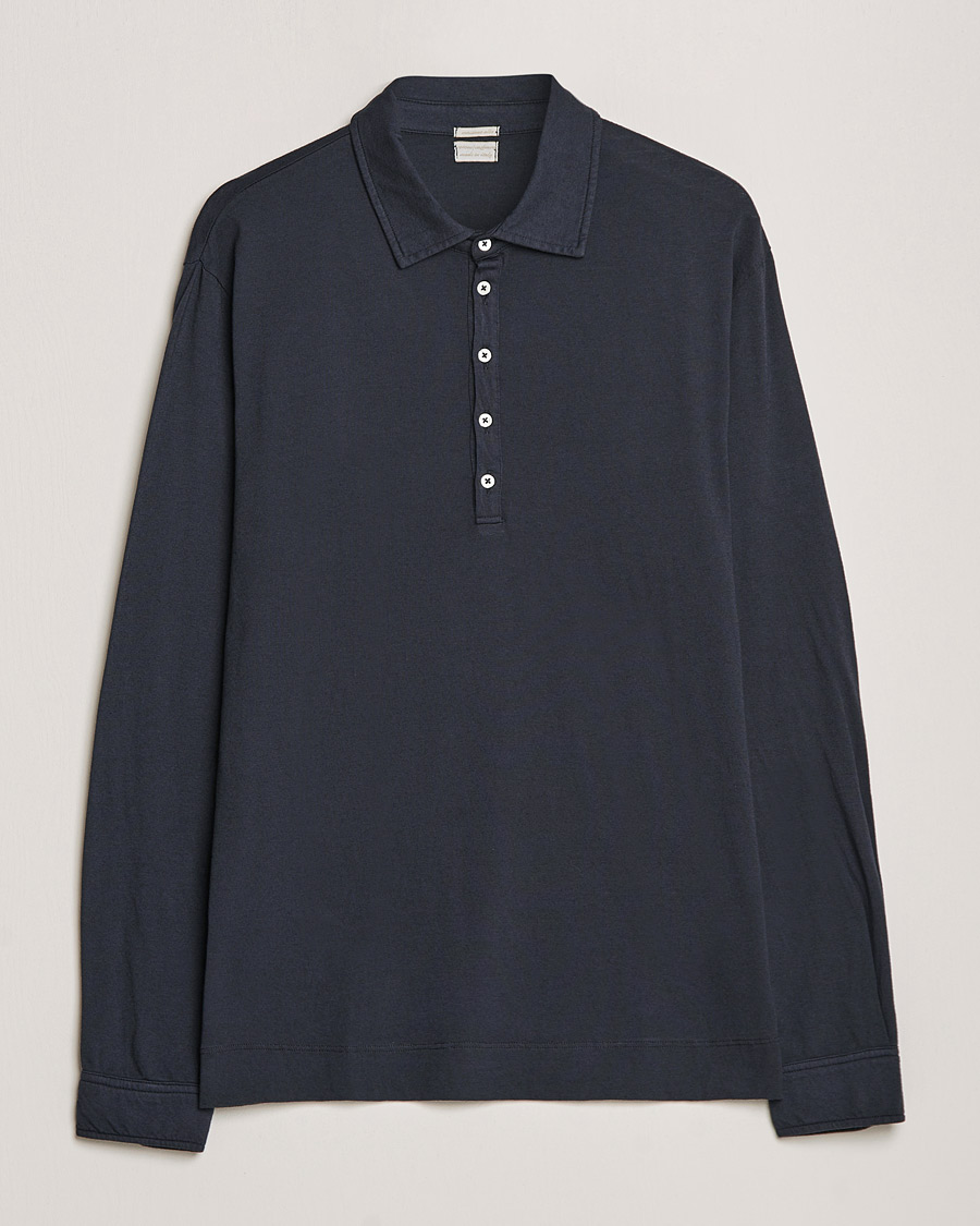 Herre | Trøjer | Massimo Alba | Ischia Cotton/Cashmere Polo Navy