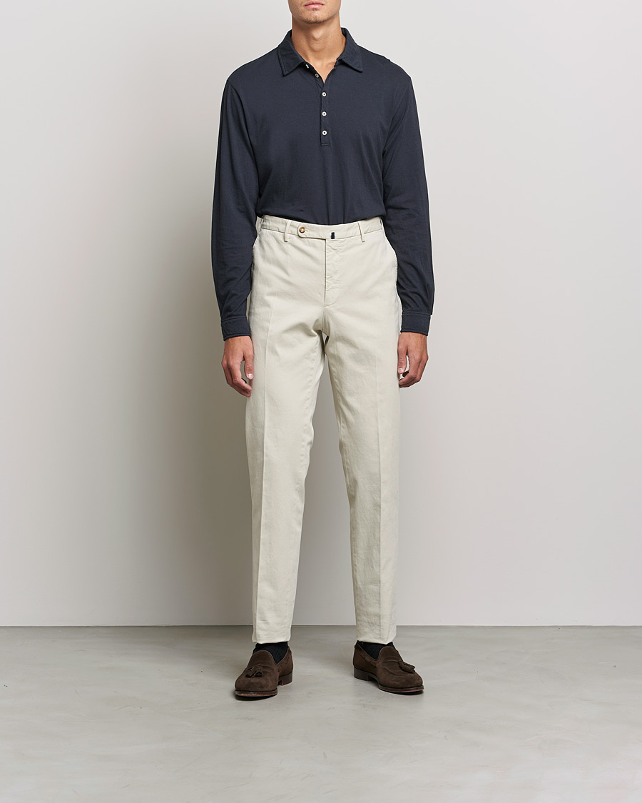 Herre | Trøjer | Massimo Alba | Ischia Cotton/Cashmere Polo Navy