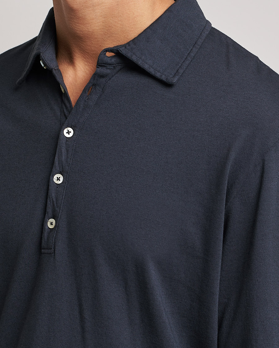 Herre | Trøjer | Massimo Alba | Ischia Cotton/Cashmere Polo Navy