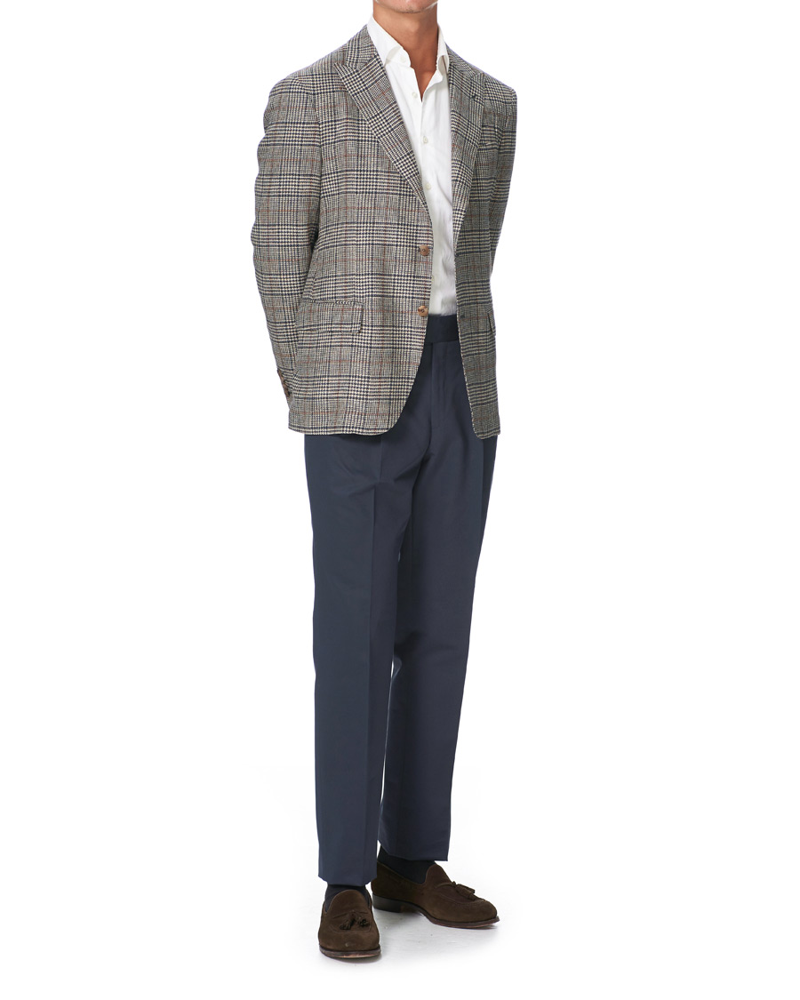 Herre | Bukser | PT01 | Gentleman Fit Gurkha Trousers Navy