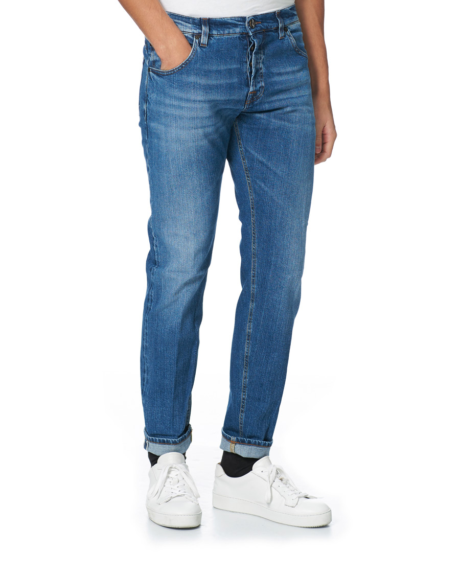 Herre | Jeans | PT01 | Slim Fit Japanese Selvedge Denim Blue Wash