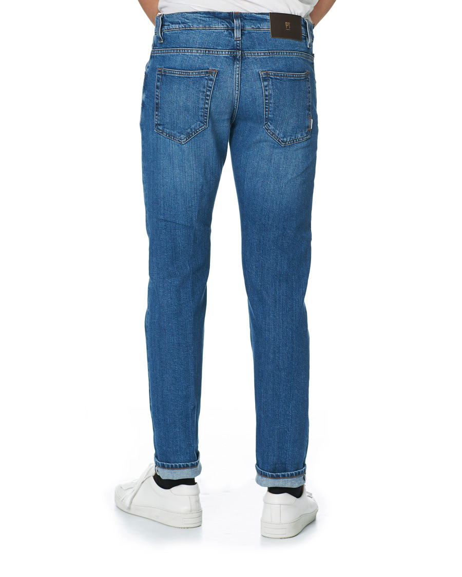 Herre | Jeans | PT01 | Slim Fit Japanese Selvedge Denim Blue Wash