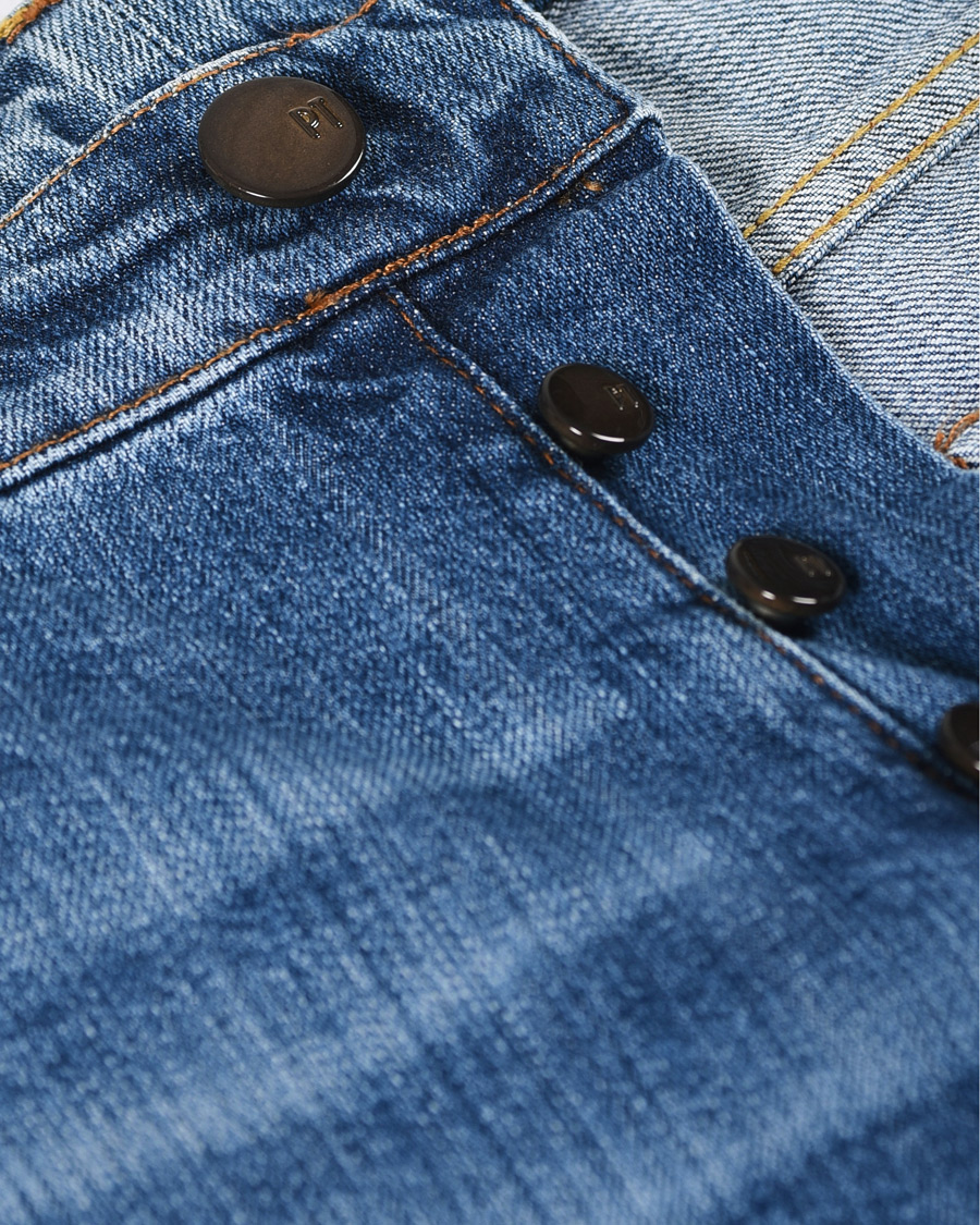 Herre | Jeans | PT01 | Slim Fit Japanese Selvedge Denim Blue Wash