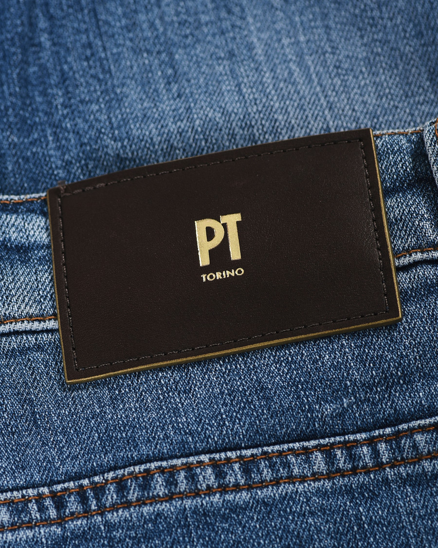 Herre | Jeans | PT01 | Slim Fit Japanese Selvedge Denim Blue Wash