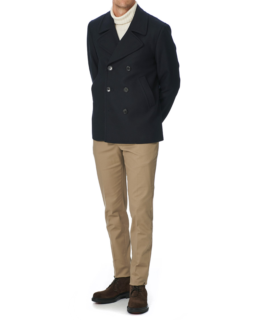 Herre | Santoni Wembley Desert Boot Dark Brown Suede | Santoni | Wembley Desert Boot Dark Brown Suede