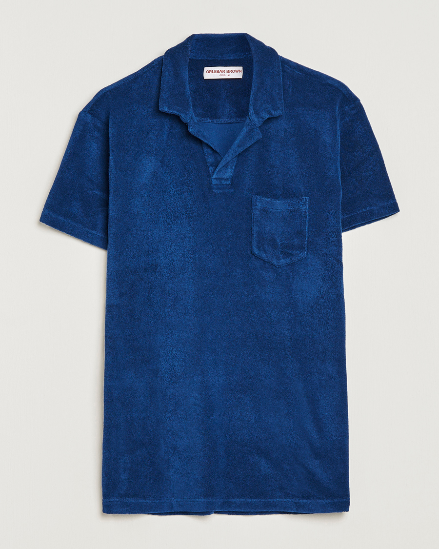 Herre | Polotrøjer | Orlebar Brown | Terry Polo Blue Wash