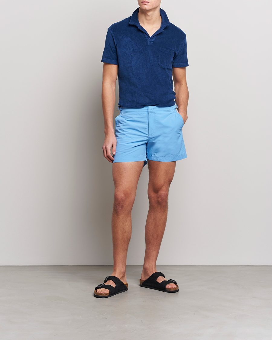 Herre | Polotrøjer | Orlebar Brown | Terry Polo Blue Wash