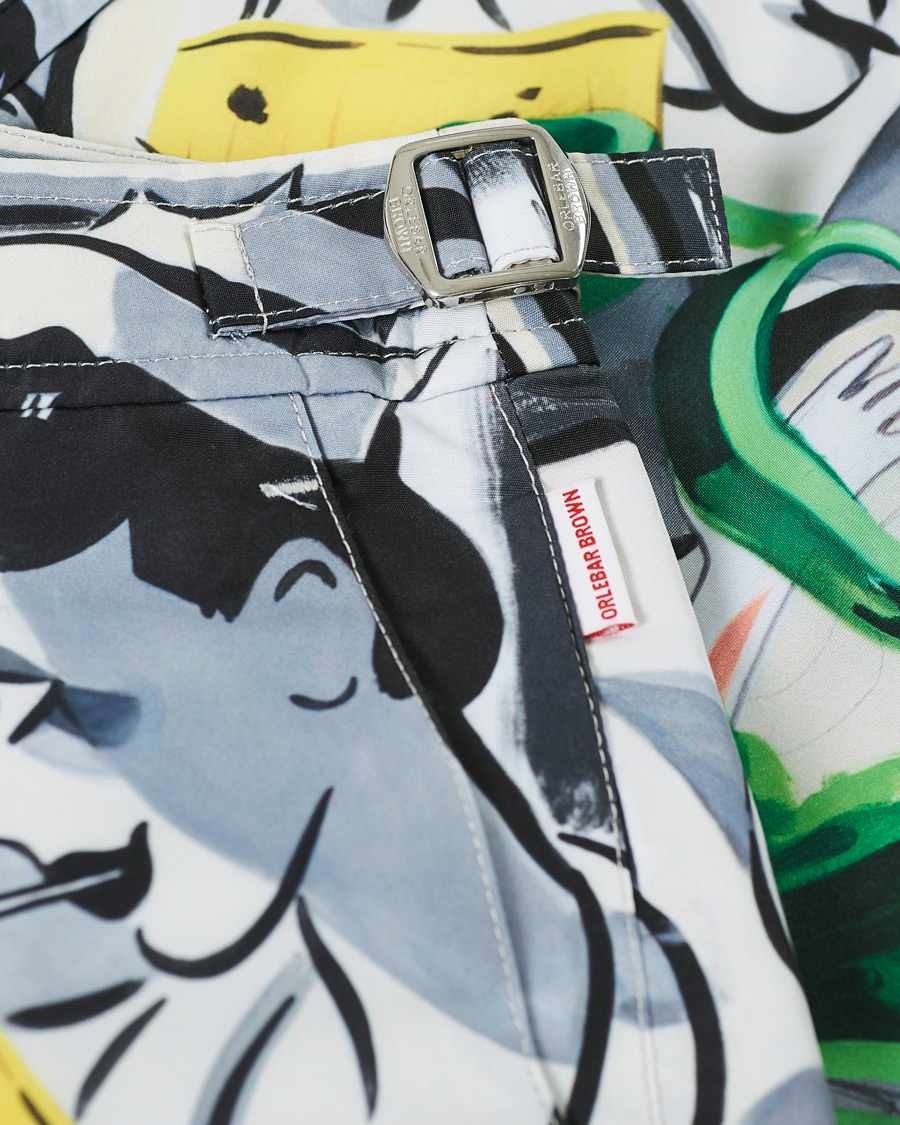 Herre | Badebukser | Orlebar Brown | Bulldog x David Salle Diving Swim Shorts Multi