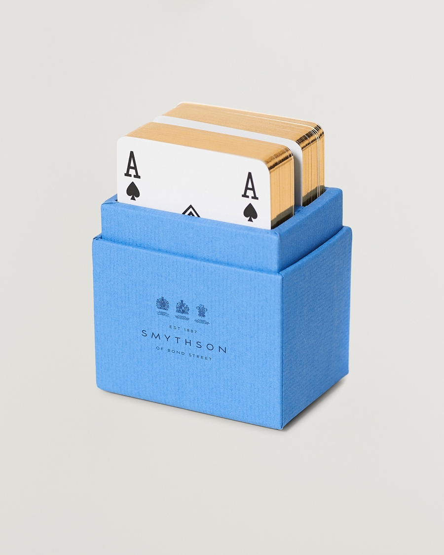 Herre | Smythson Playing Card Nile Blue | Smythson | Playing Card Nile Blue