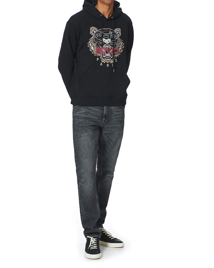 Herre | Trøjer | KENZO | Icon Tiger Hoodie Black