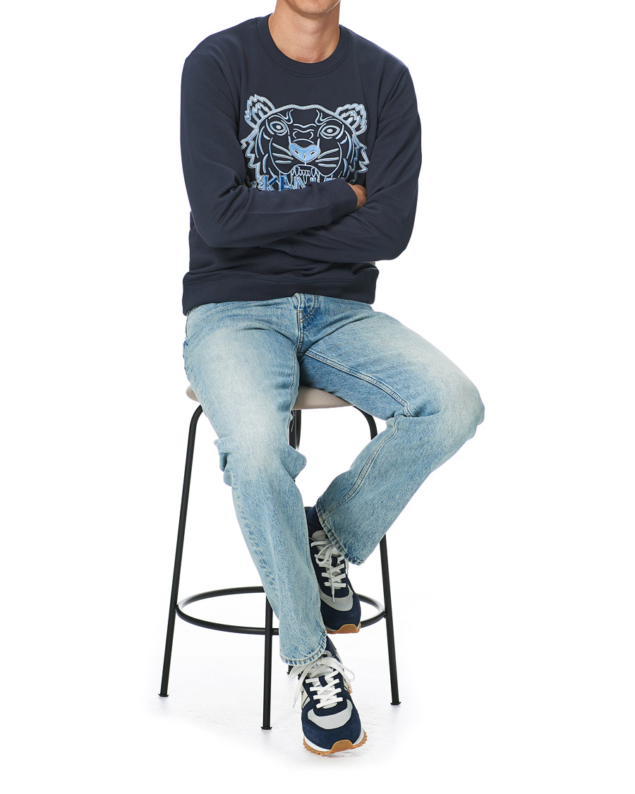 Herre | Trøjer | KENZO | Icon Tiger Sweatshirt Navy