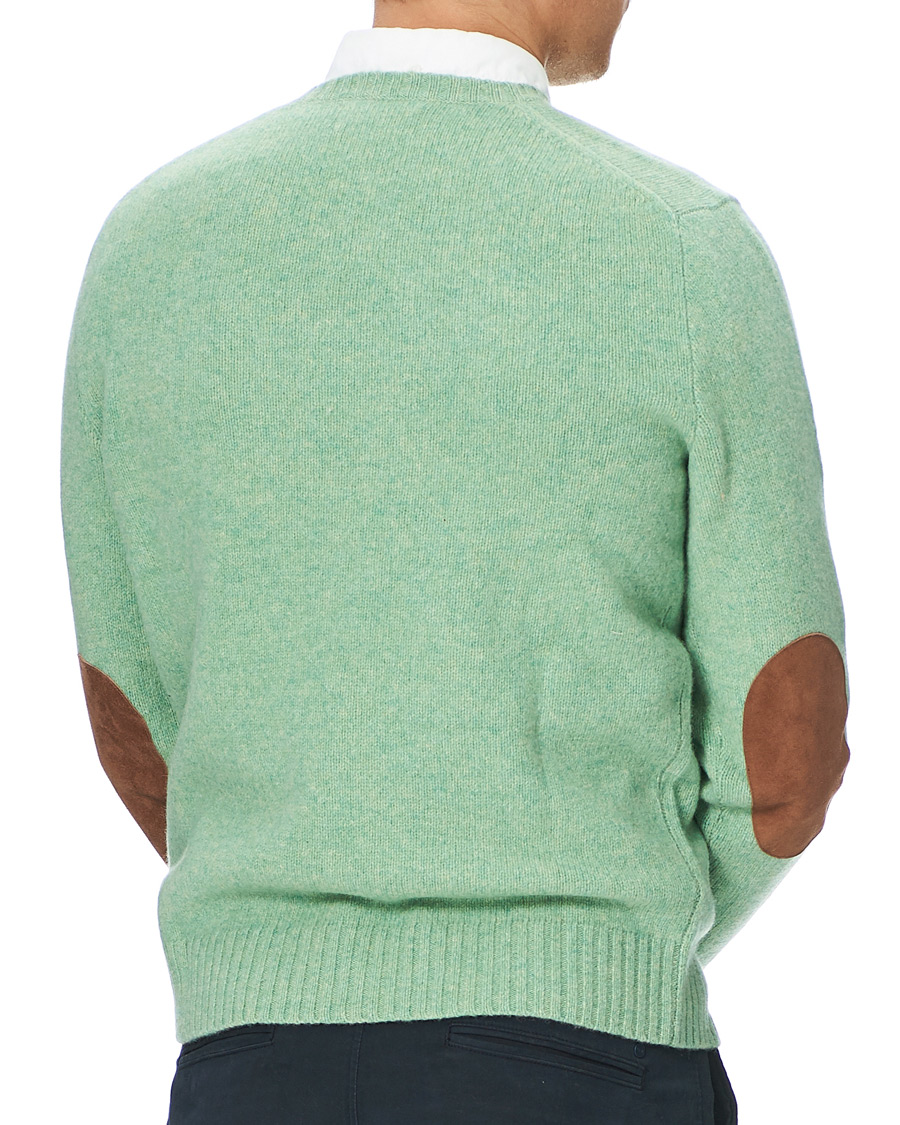 Herre | Trøjer | Polo Ralph Lauren | Wool/Cashmere Knitted Crew Neck Sweater Seafoam Green