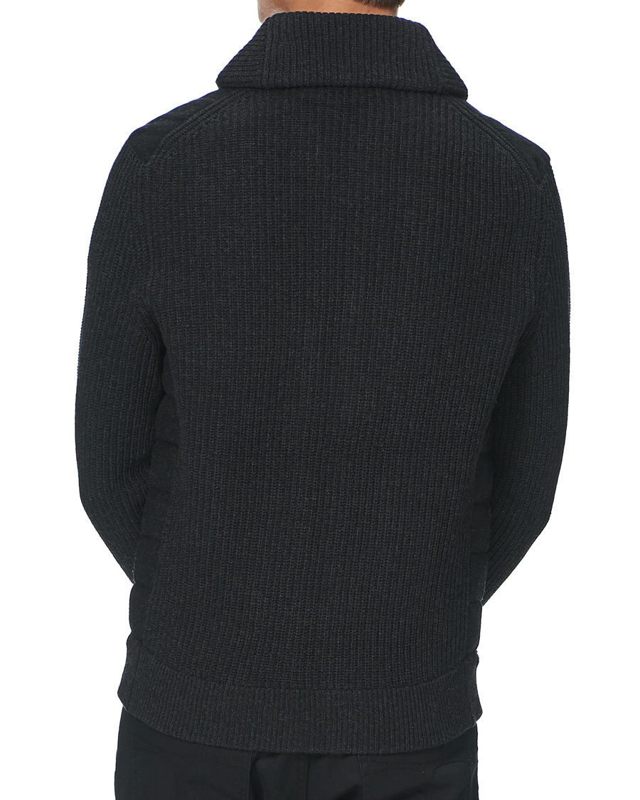 Herre | Trøjer | Polo Ralph Lauren | Knitted Shawl Collar Cardigan Black