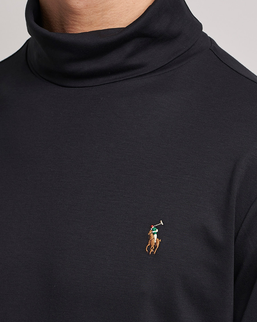 Herre | Trøjer | Polo Ralph Lauren | Luxury Pima Cotton Rollneck Black