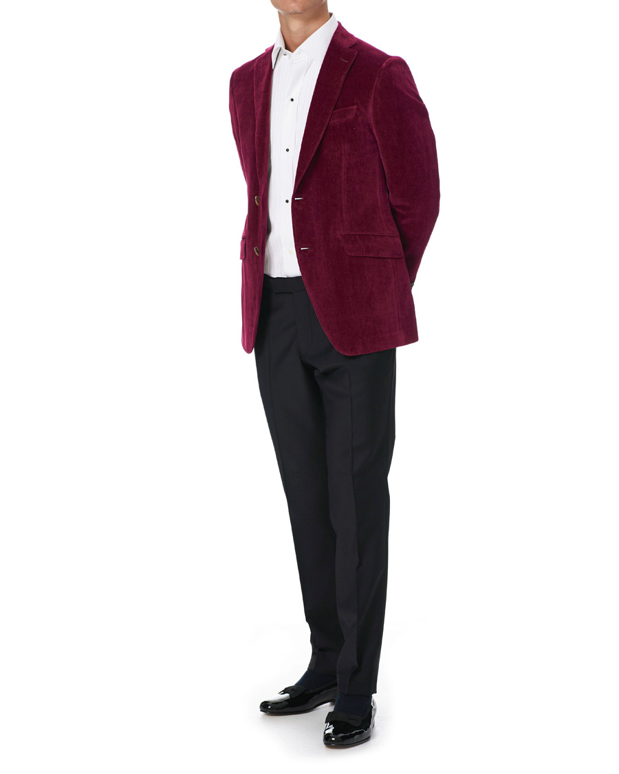 Herre | Blazere & jakker | Etro | Soft Velvet Blazer Bordeaux