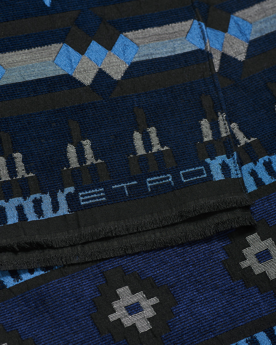 Herre | Etro Wool Blend Ciniglia Scarf Navy | Etro | Wool Blend Ciniglia Scarf Navy