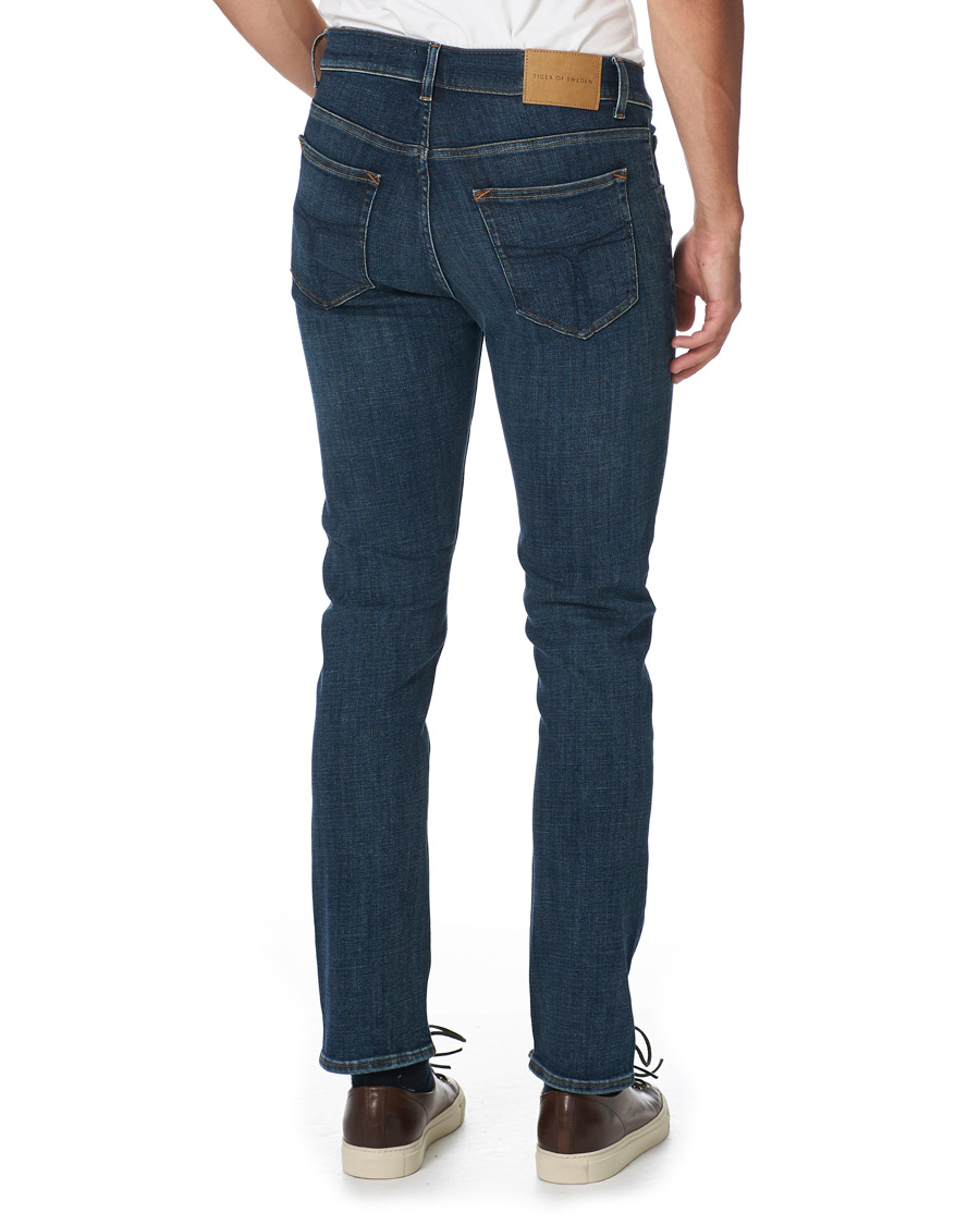 Herre | Jeans | Tiger of Sweden | Leon Hawk Eye Superstretch Jeans Royal Blue