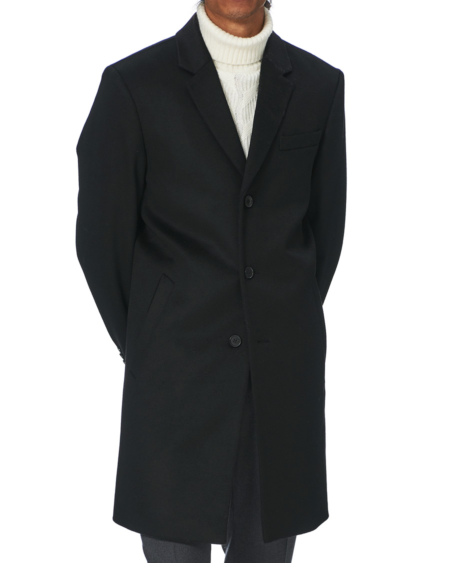 Herre | Jakker | Tiger of Sweden | Cempsey Wool/Cashmere Coat Black