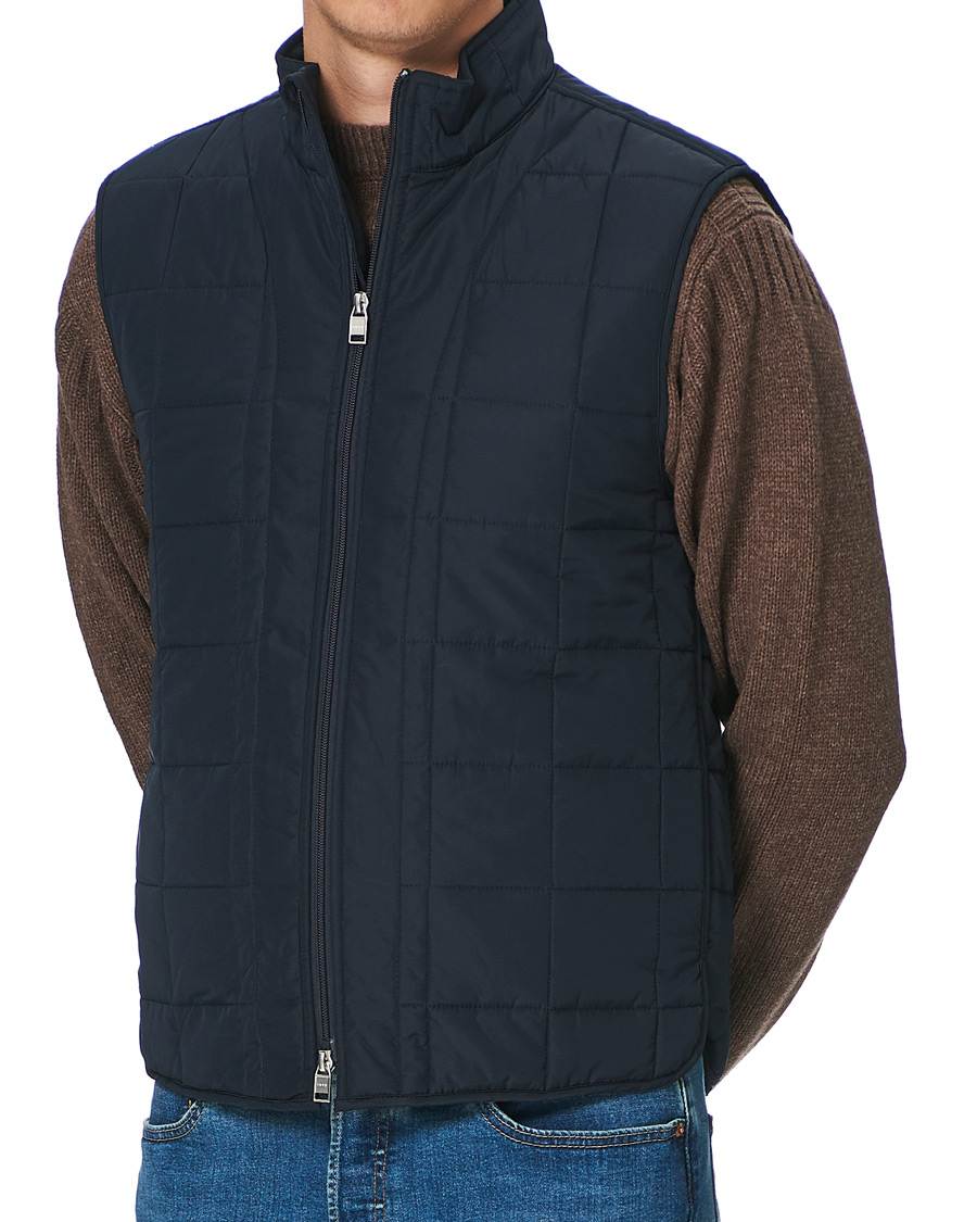 Herre | Jakker | Tiger of Sweden | Vennier Padded Vest Light Ink