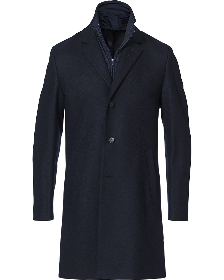 Herre | Jakker | Tiger of Sweden | Netley Wool Coat Navy