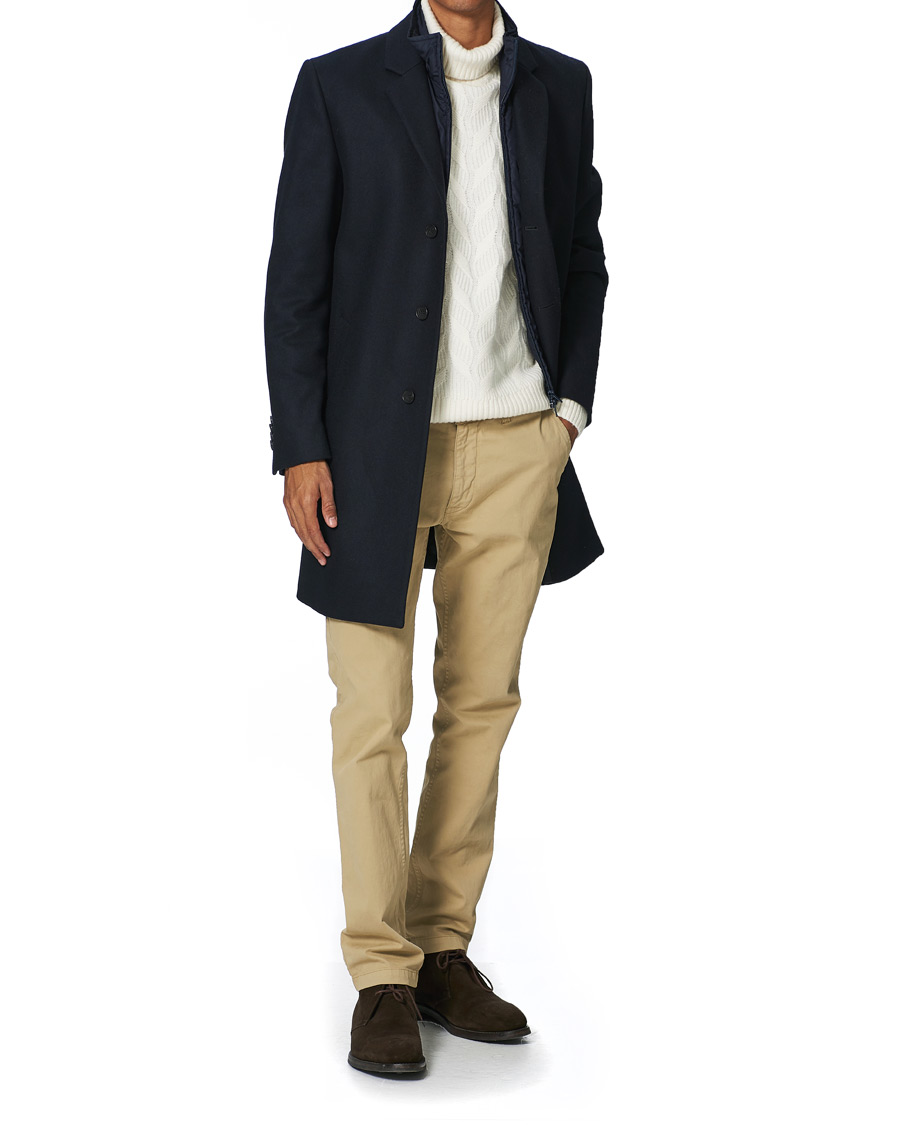Herre | Jakker | Tiger of Sweden | Netley Wool Coat Navy