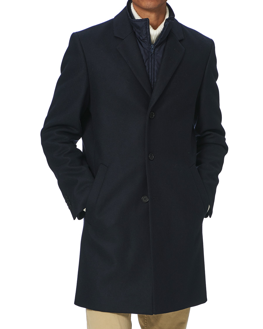 Herre | Jakker | Tiger of Sweden | Netley Wool Coat Navy