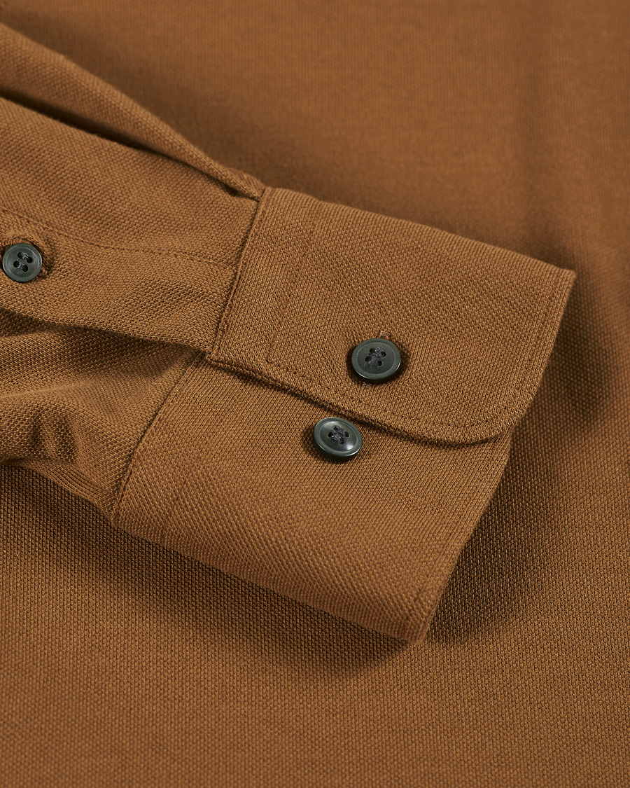 Herre | Skjorter | Tiger of Sweden | Fenald Piquet Shirt Toasted Coconut