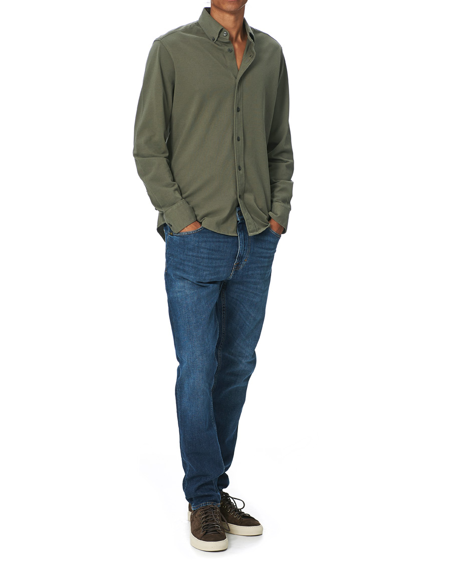 Herre | Skjorter | Tiger of Sweden | Fenald Piquet Shirt City Green