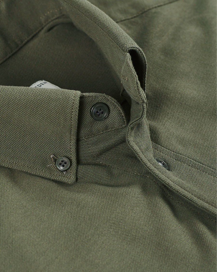 Herre | Skjorter | Tiger of Sweden | Fenald Piquet Shirt City Green