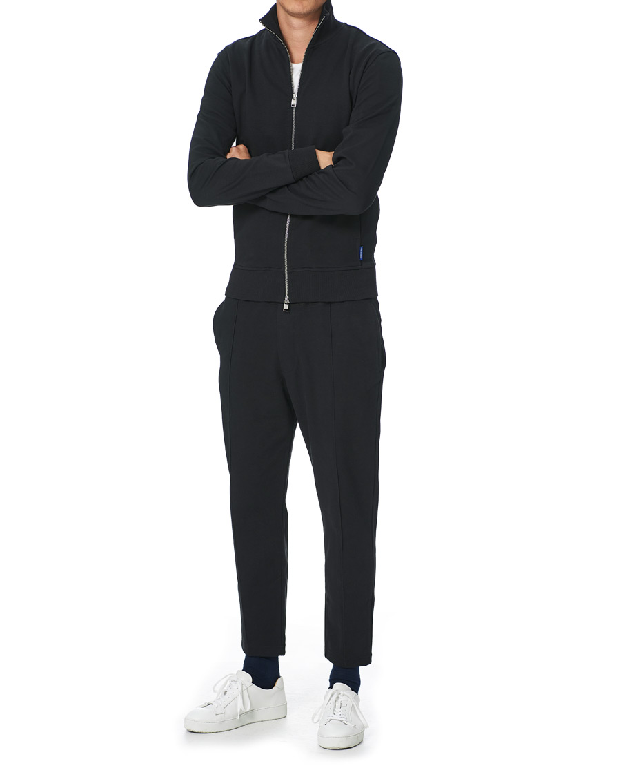Herre | Trøjer | Tiger of Sweden | Navra Cotton Zip Black