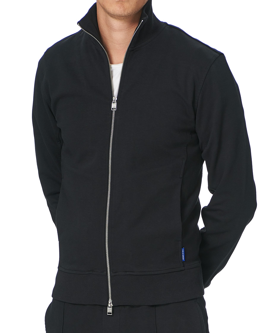 Herre | Trøjer | Tiger of Sweden | Navra Cotton Zip Black