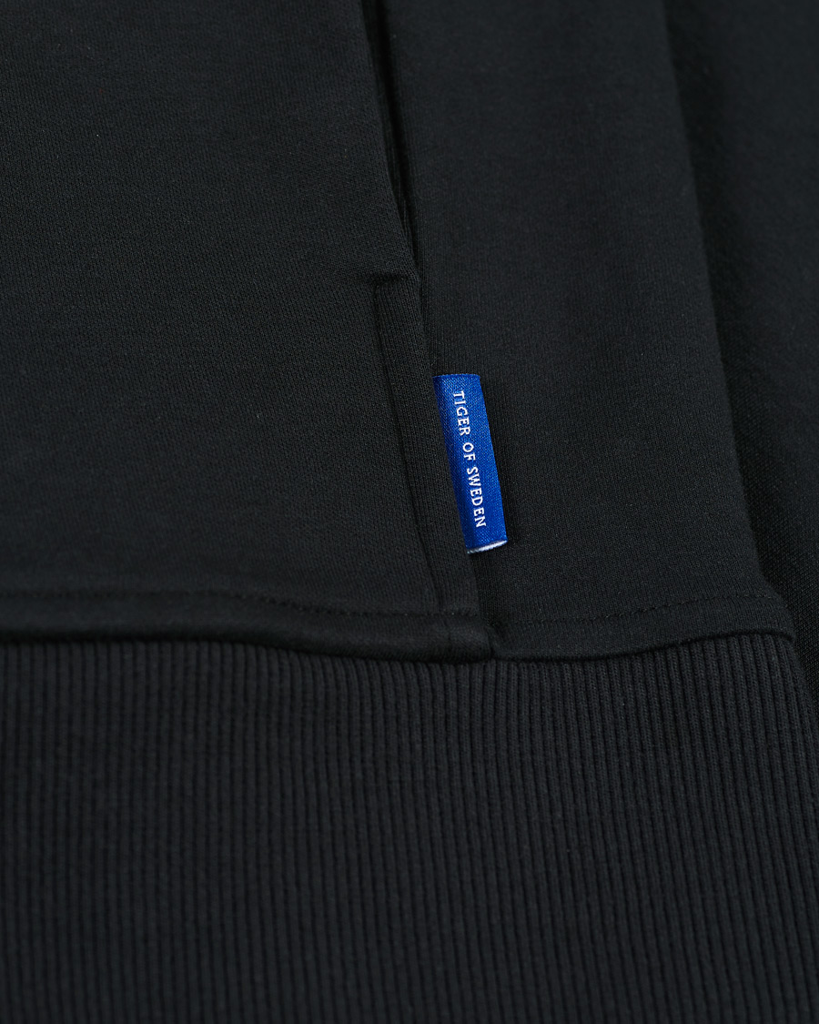 Herre | Trøjer | Tiger of Sweden | Navra Cotton Zip Black