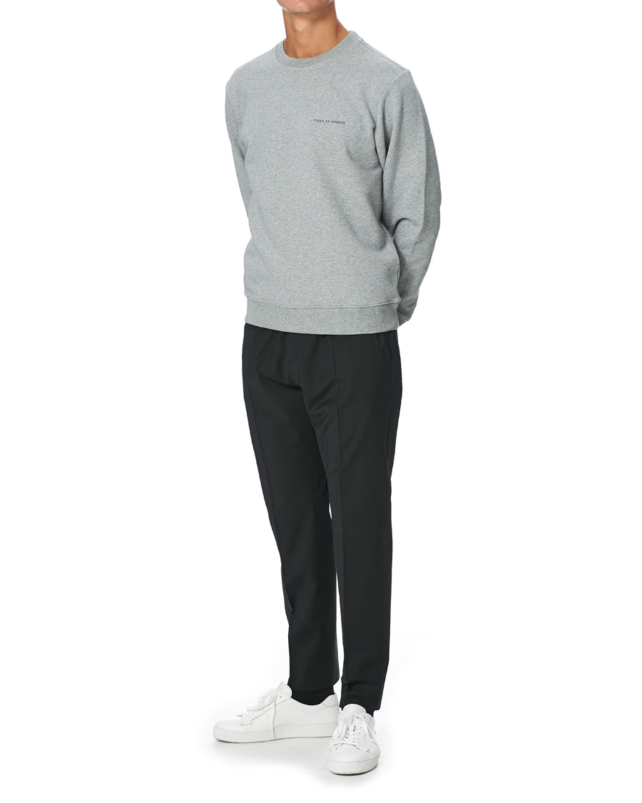 Herre | Trøjer | Tiger of Sweden | Emerson Cotton Sweatshirt Mid Grey Mel