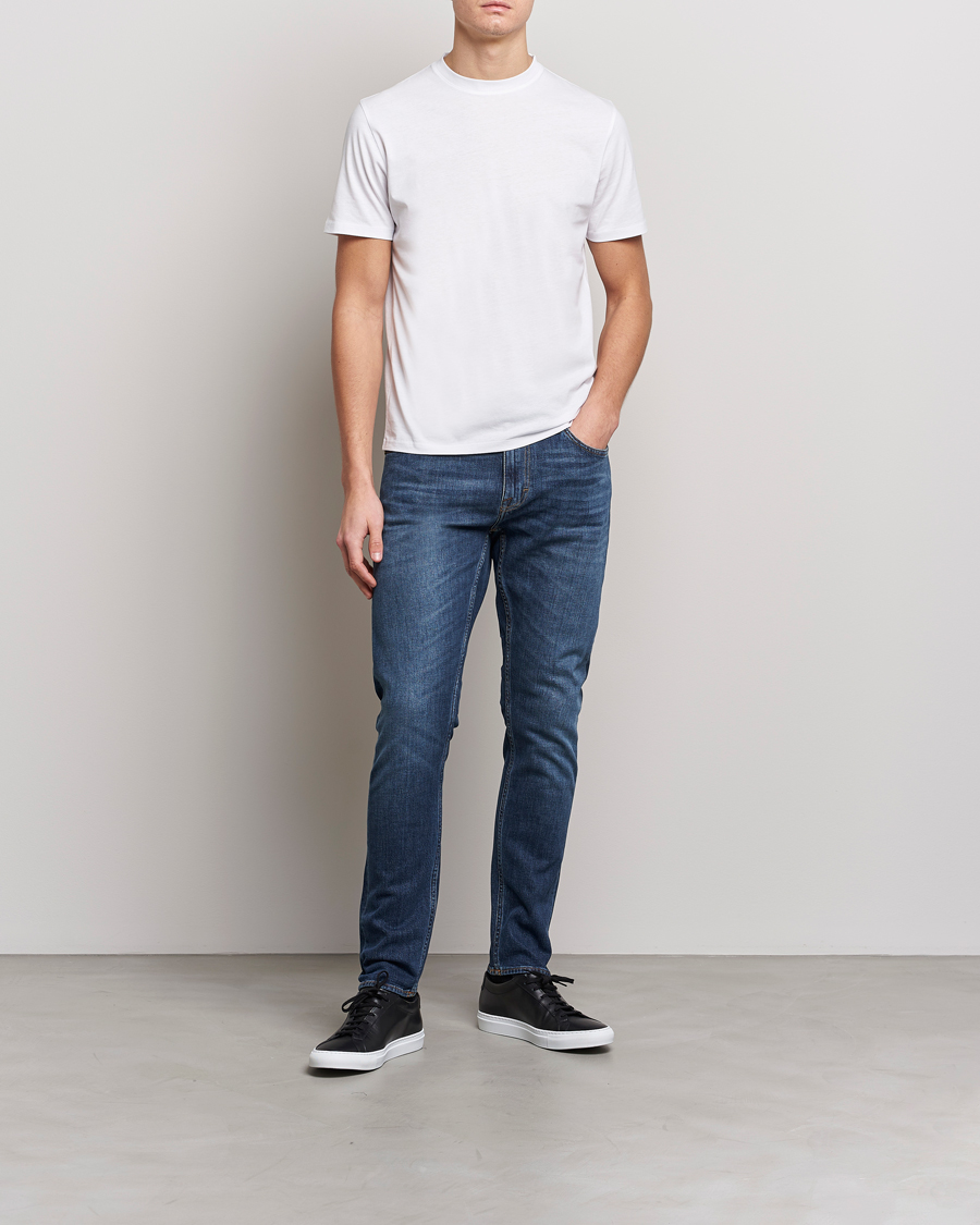 Herre | T-Shirts | Tiger of Sweden | Dillan Cotton Tee Bright White