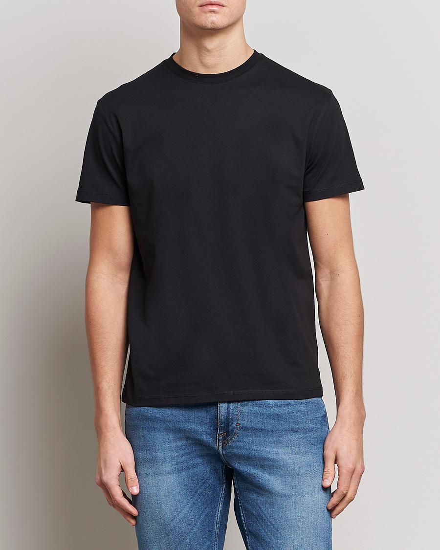 Herre | T-Shirts | Tiger of Sweden | Dillan Cotton Tee Black