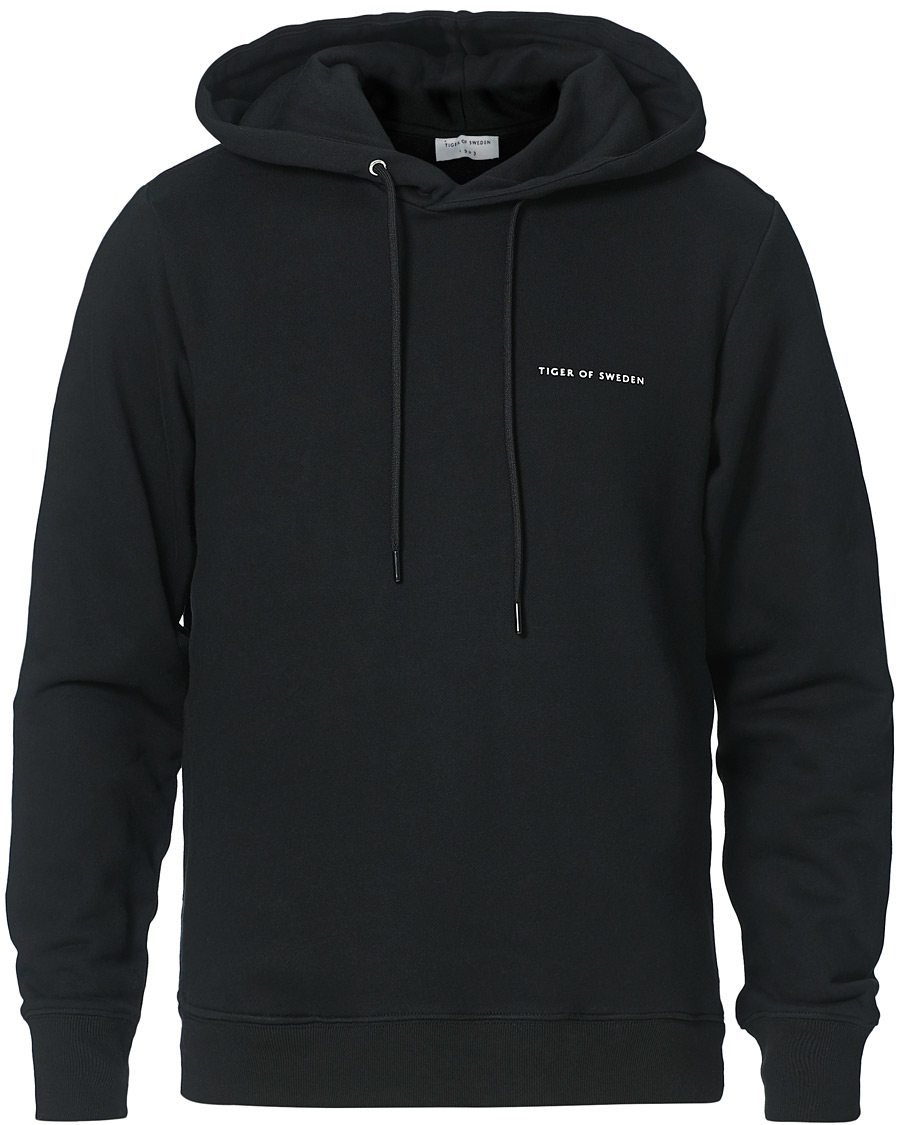 Herre | Trøjer | Tiger of Sweden | Dominick Cotton Hoodie Black