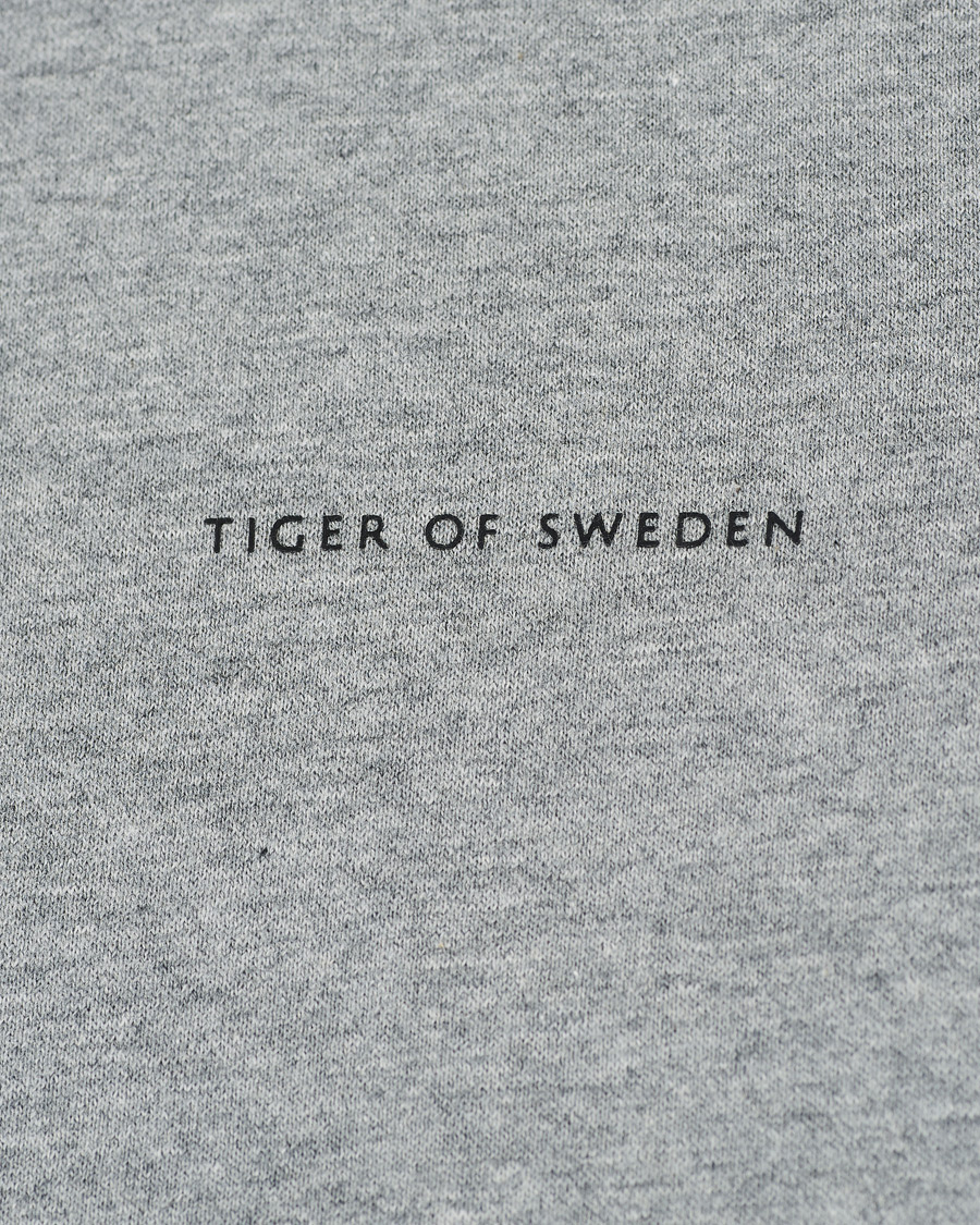 Herre | Trøjer | Tiger of Sweden | Dominick Cotton Hoodie Mid Grey Mel