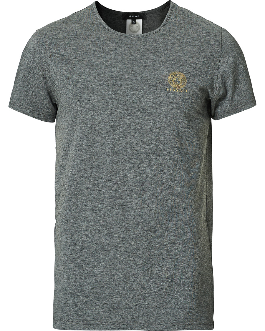 Herre | T-Shirts | Versace | Medusa Tee Grey Melange