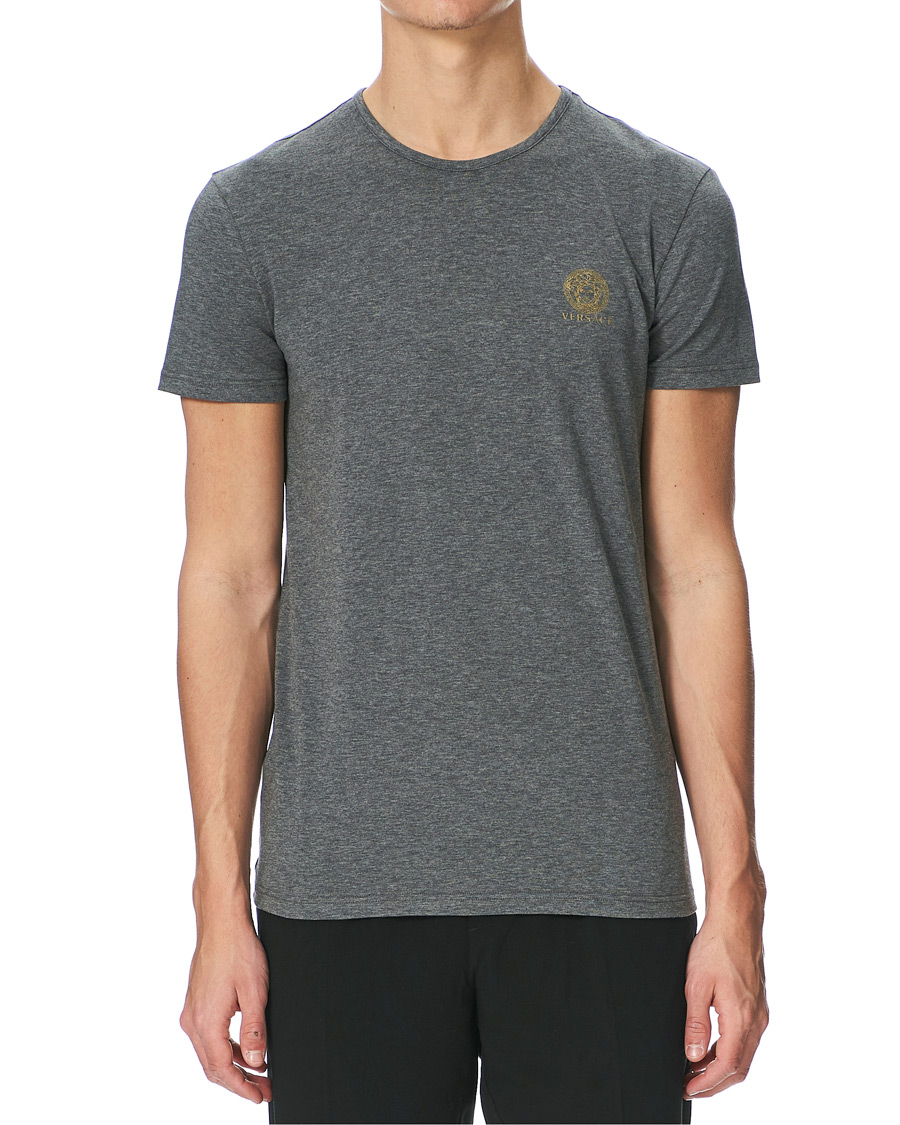 Herre | T-Shirts | Versace | Medusa Tee Grey Melange