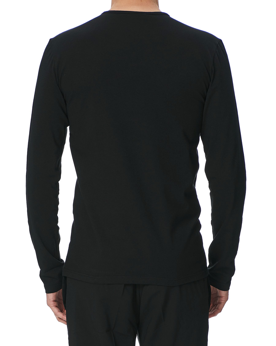 Herre | T-Shirts | Versace | Medusa Long Sleeve Tee Black
